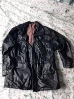 Leren parka, Ophalen of Verzenden, Zo goed als nieuw, Maat 56/58 (XL), Zwart