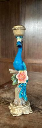 Bomont kandelaar pauw, Ophalen of Verzenden