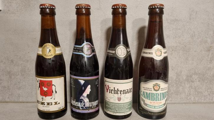 Verhaeghe mini-set (4x oude 25cl-fles) - Vichte, Verzamelen, Biermerken, Zo goed als nieuw, Flesje(s), Overige merken, Ophalen of Verzenden