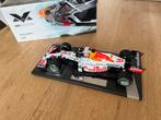Max Verstappen RB16B Honda arigato minichamps schaal 1:18, Ophalen, Zo goed als nieuw, Formule 1