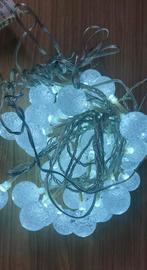 Lichtsnoer, bolletjes - binnen en buiten, Ophalen of Verzenden, Gebruikt, Netvoeding, Overige typen