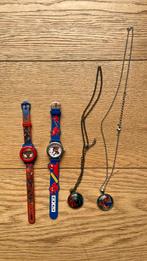 Spider-Man horloge en ketting, Sieraden, Tassen en Uiterlijk, Horloges | Kinderen, Gebruikt, Ophalen of Verzenden