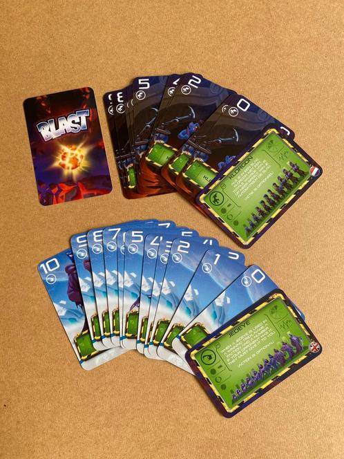 Blast kaartspel - uitbreiding / promo: ‘Klorgon & Jedeye’, Hobby en Vrije tijd, Gezelschapsspellen | Kaartspellen, Zo goed als nieuw
