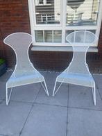 Witte aluminium terras stoelen, Tuin en Terras, Ophalen, Gebruikt, Aluminium