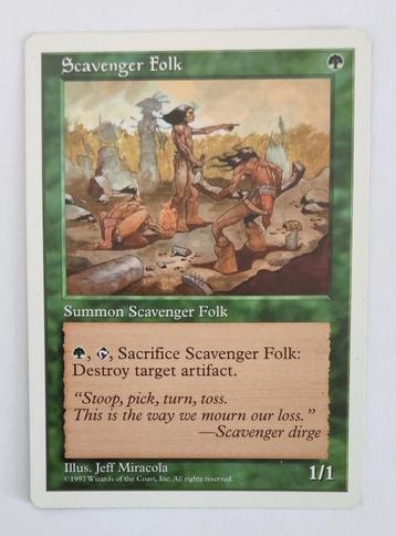 Scavenger Folk Fifth Edition MTG Near Mint beschikbaar voor biedingen