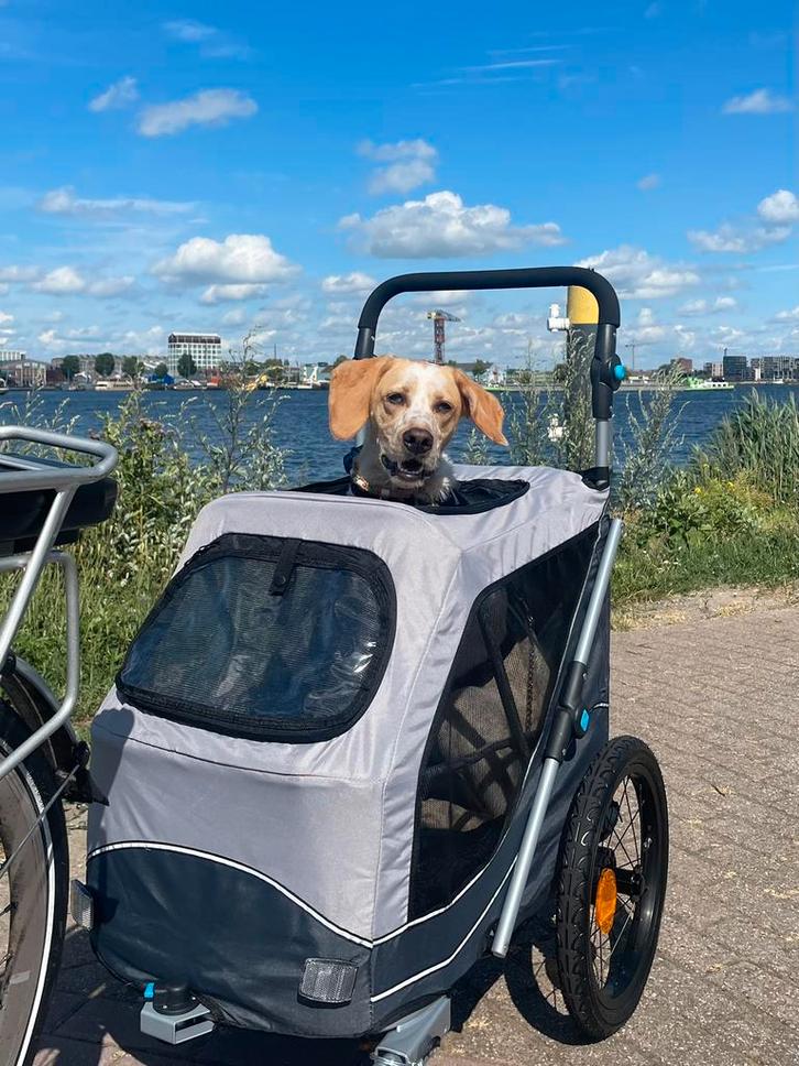 Trixie hondenkar tot 22kg,  z.g.a.n., Dieren en Toebehoren, Honden-accessoires, Zo goed als nieuw, Ophalen of Verzenden