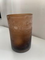 House Doctor Windlicht/Vaas - Bruin Glas, Huis en Inrichting, Woonaccessoires | Vazen, Ophalen, Overige kleuren, Minder dan 50 cm