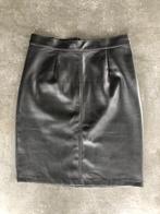 NOISY MAY leren rok, maat XS, Kleding | Dames, Rokken, Verzenden, Zwart, Zo goed als nieuw, Maat 34 (XS) of kleiner