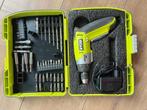 Ryobi 4v Lithium multikop schroevendraaierset, Ophalen of Verzenden, Gebruikt