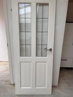 2 opdekdeuren. 2x linksdraaiend., Ophalen, Gebruikt, 80 tot 100 cm, Binnendeur