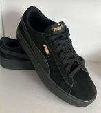 Zgan zwarte puma sneakers suede maat 40, Ophalen of Verzenden, Zo goed als nieuw, Zwart, Sneakers of Gympen