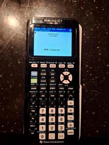 Grafische Rekenmachine Ti-84 plus CE-T beschikbaar voor biedingen