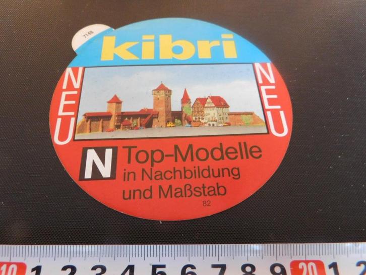 sticker modelbouw KIBRI N top-modelle nachbildung maßstab, Verzamelen, Stickers, Zo goed als nieuw, Ophalen