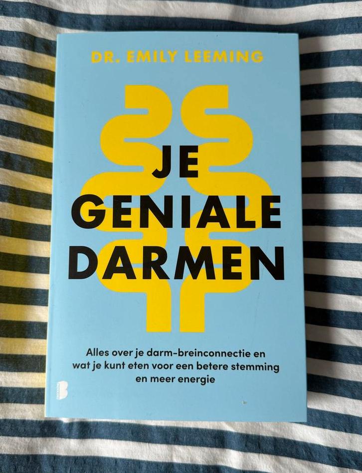 Je Geniale Darm - Emily Leeming, Boeken, Gezondheid, Dieet en Voeding, Zo goed als nieuw, Gezondheid en Conditie, Ophalen of Verzenden