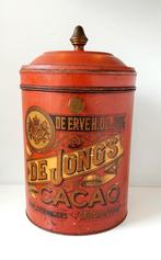 Antiek Winkelblik Voorraadblik De Jong Cacao Wormerveer, Verzenden, Gebruikt, Overige