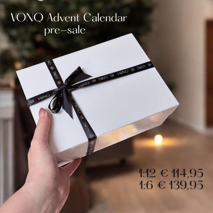 Adventskalender Miniatuur Poppenhuis 1:12 Barbie 1:6 en DIY, Hobby en Vrije tijd, Overige Hobby en Vrije tijd, Nieuw, Verzenden