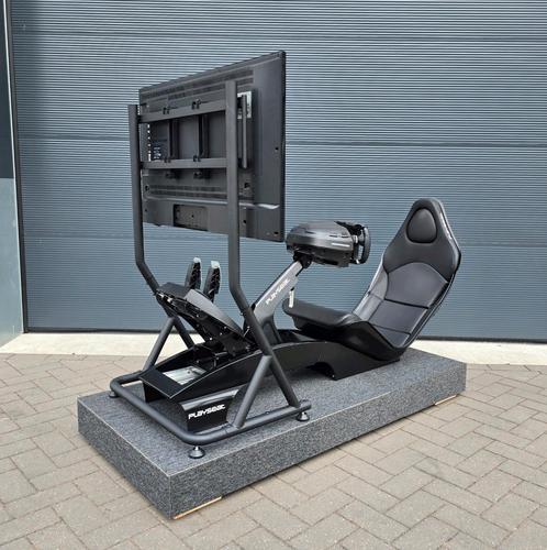 Playseat F1 Zwart +  Thrustmaster T300 RS + Podium, Spelcomputers en Games, Games | Sony PlayStation 5, Refurbished, Ophalen of Verzenden