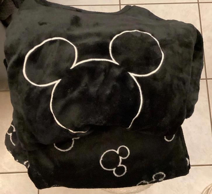 C&A Disney Pyjama Zwart/Wit Maat 44, Kleding | Dames, Huispakken, Zo goed als nieuw, Maat 42/44 (L), Zwart, Ophalen of Verzenden