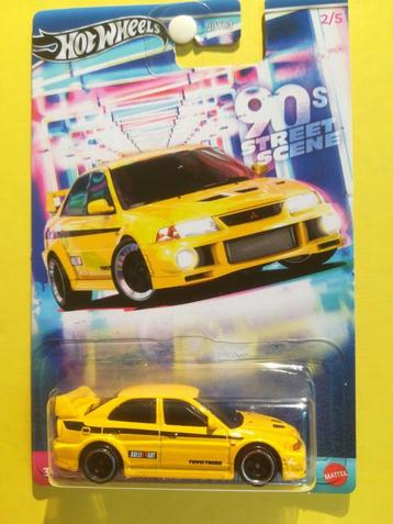 Mitsubishi Lancer Evo VI Hot Wheels 90s street scene  beschikbaar voor biedingen