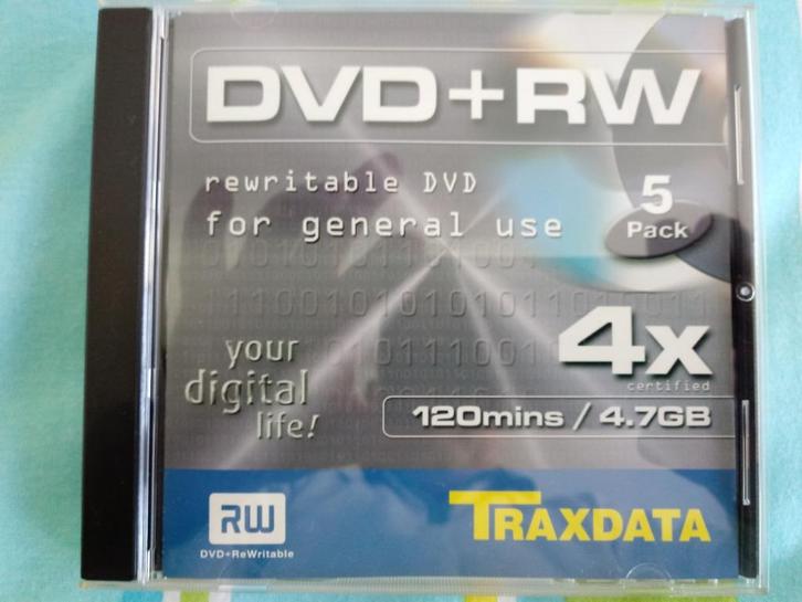 DVD+RW (nieuw), Computers en Software, Beschrijfbare discs, Nieuw, Dvd, Herschrijfbaar, Ophalen