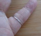 zilveren vintage ring met oranje steen [917], Verzenden, Dame, Zilver, Zilver