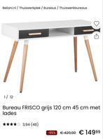 Frisco Bureau Grijs - Nieuw in Doos, Ophalen, Nieuw, Bureau