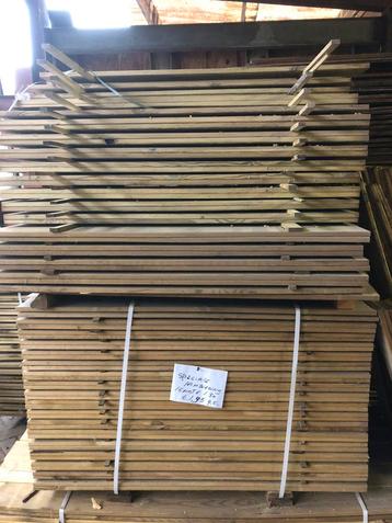 Nieuwe tuinplanken in diverse lengtes beschikbaar voor biedingen