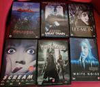 6 horror dvd's meat train piranha scream white nois, Cd's en Dvd's, Dvd's | Horror, Ophalen of Verzenden