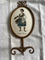 Vintage Messing Kapstok met Schotse Dame, Ophalen of Verzenden