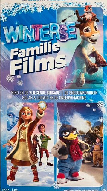 3 DVD’s Winterse Familie Films, ruim 3,5 uur kijkplezier! beschikbaar voor biedingen