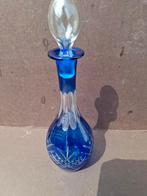 Val Saint lambert karaf kobaltblauw, Antiek en Kunst, Antiek | Glas en Kristal, Ophalen of Verzenden