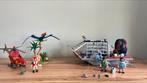 PLAYMOBIL Dinos Luchtkussenboot met dinokooi -9433, Ophalen of Verzenden, Zo goed als nieuw