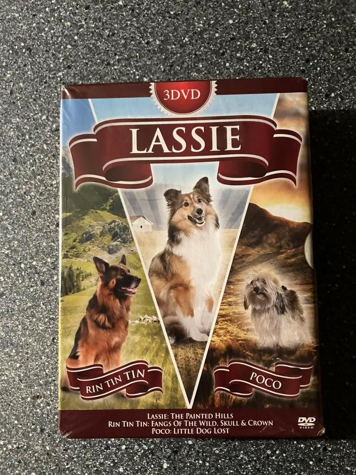 Lassie - Rin Tin Tin - Poco - Nieuw in Seal, Cd's en Dvd's, Dvd's | Kinderen en Jeugd, Nieuw in verpakking, Dieren, Boxset, Alle leeftijden
