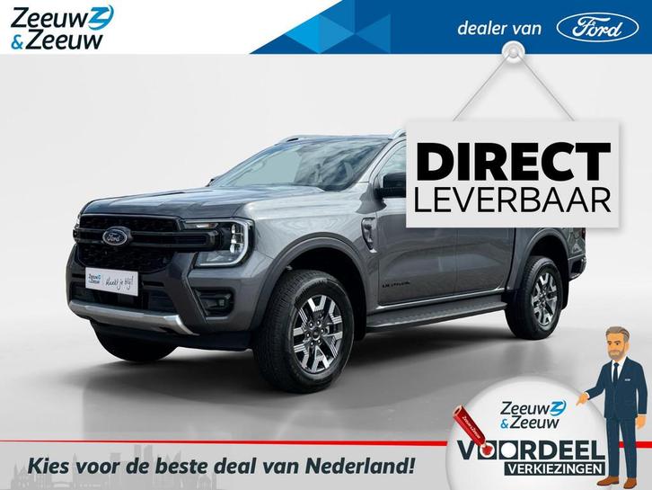 Ford Ranger Double Cab 2.3 PHEV 205 kW/278 pk 10-tra | Uit V, Auto's, Ford, Bedrijf, Ranger, Metallic lak, Hybride Elektrisch/Benzine