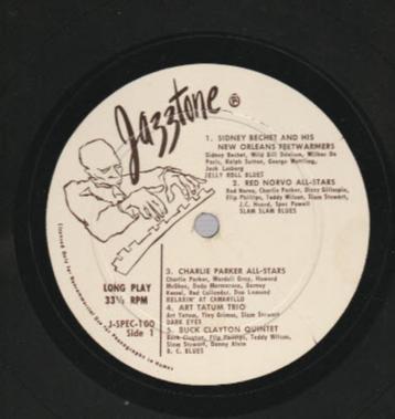 JAZZTONE sampler (10'' 25 cm lp) US,. Art Tatum, Red Norvo beschikbaar voor biedingen