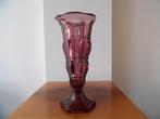 Art Deco Vaasje Paars, Boheems, Ophalen of Verzenden