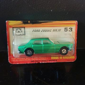 No 53 Ford Zodiac MK.IV in blister Lesney matchbox beschikbaar voor biedingen