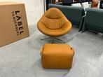 Nieuw in Doos Label Vandenberg Hidde Soft Fauteuil Brown, Minder dan 75 cm, Nieuw, Label van den Berg, 50 tot 75 cm