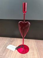 Nieuw anna+nina kandelaar rood hart voor kaars, Huis en Inrichting, Woonaccessoires | Kandelaars en Kaarsen, Ophalen, Overige materialen