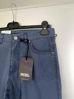 F865 Nieuw: Angels mt 36=S korte broek  capri blauw/grijs, Blauw, Nieuw, Ophalen of Verzenden, Driekwart
