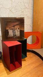 LP rek map standaard - echte vintage, Ophalen, Gebruikt