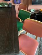 Vintage eetkamer stoelen, Ophalen, Gebruikt