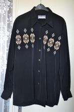 Doramafi western/country overhemd maat xl., Kleding | Heren, Zwart, Ophalen of Verzenden, Zo goed als nieuw, Halswijdte 43/44 (XL)