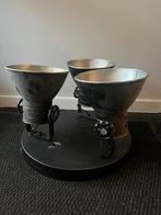 Robuuste metalen plafondlamp met 3 spots van TICA, Ophalen of Verzenden, Gebruikt, Metaal