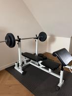 Bankdruk set, Ophalen, Zo goed als nieuw, Borst, Fitnessbank