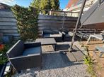 Loungeset/tuinset, Tuin en Terras, Ophalen, 4 zitplaatsen, Gebruikt, Bank