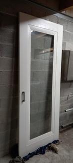 Hardhouten binnendeur schuifdeur. 232x93x4 cm, Ophalen