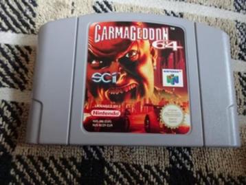 N64 Carmageddon 64 , Nintendo 64 Game beschikbaar voor biedingen