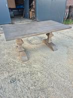 Zware klooster tafel, Ophalen, Rechthoekig, Hout