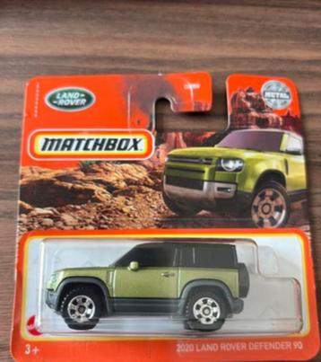 Matchbox Land Rover Defender 90 groen nieuw in verpakking beschikbaar voor biedingen